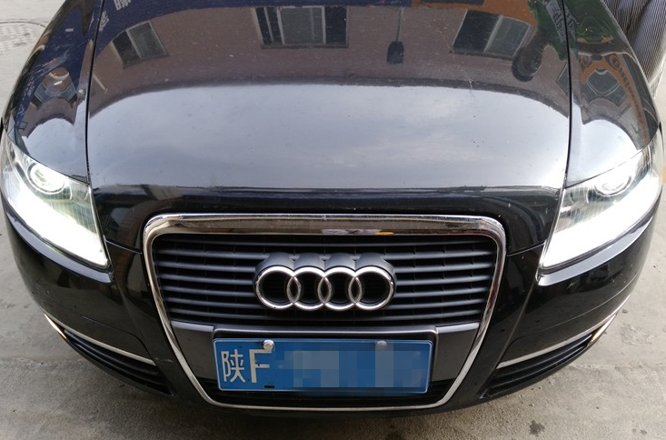 奧迪A6改車燈方案